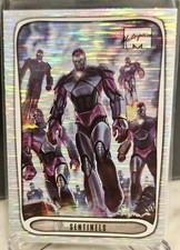 2024 Upper Deck Marvel Masterpieces Nahuel Grego Sentinels Tinsel Holo /149