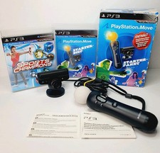 PlayStation Move Starter Pack PS3 Con Controller Eye Camera + 2 Giochi Ps Move