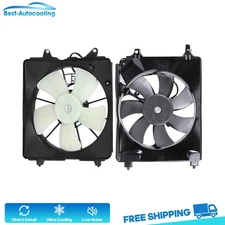 Radiator Fan and Condenser Cooling Fan Assembly For 2006 2007 2011 Honda Civic