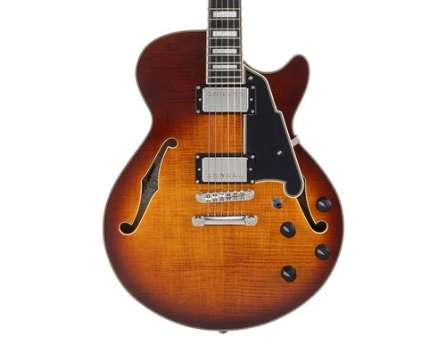 D'Angelico Premier SS Electric Guitar w/Gig Bag - Dark Iced Tea Burst - B-Stock
