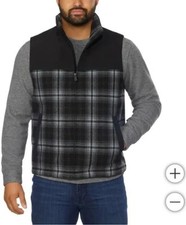 Pendleton Men's Wool Blend Vest Black Small New With Tag 