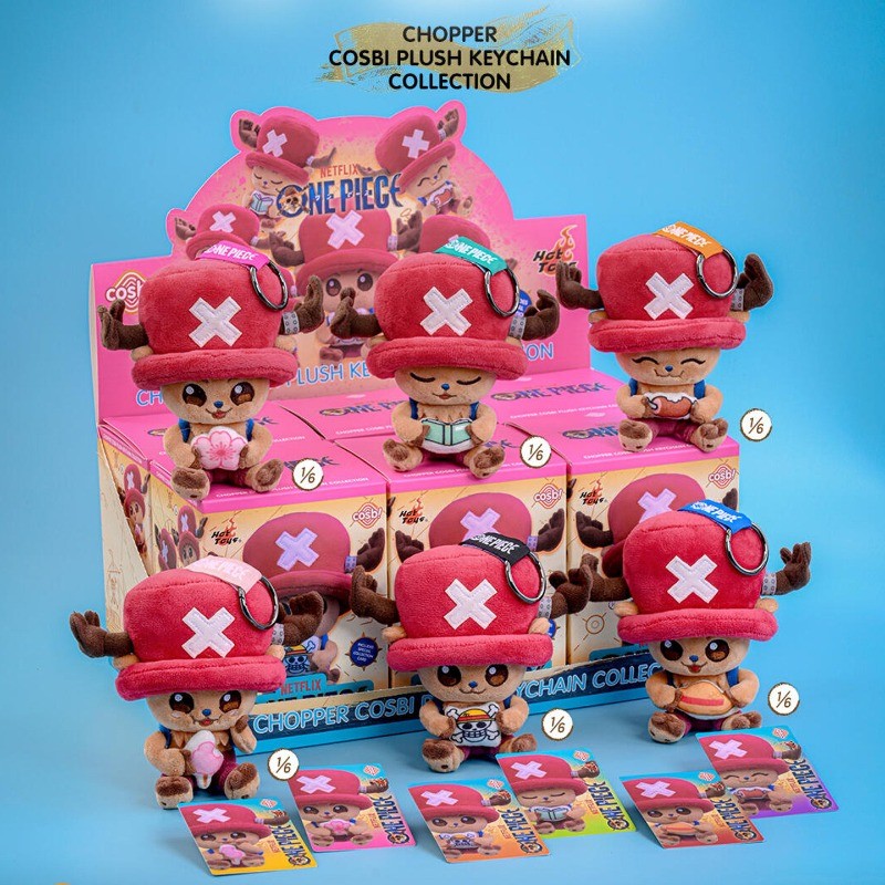 Hot Toys One Piece Chopper COSBI Peluche Colgante Confirmado Caja Ciega Figura Juguete
