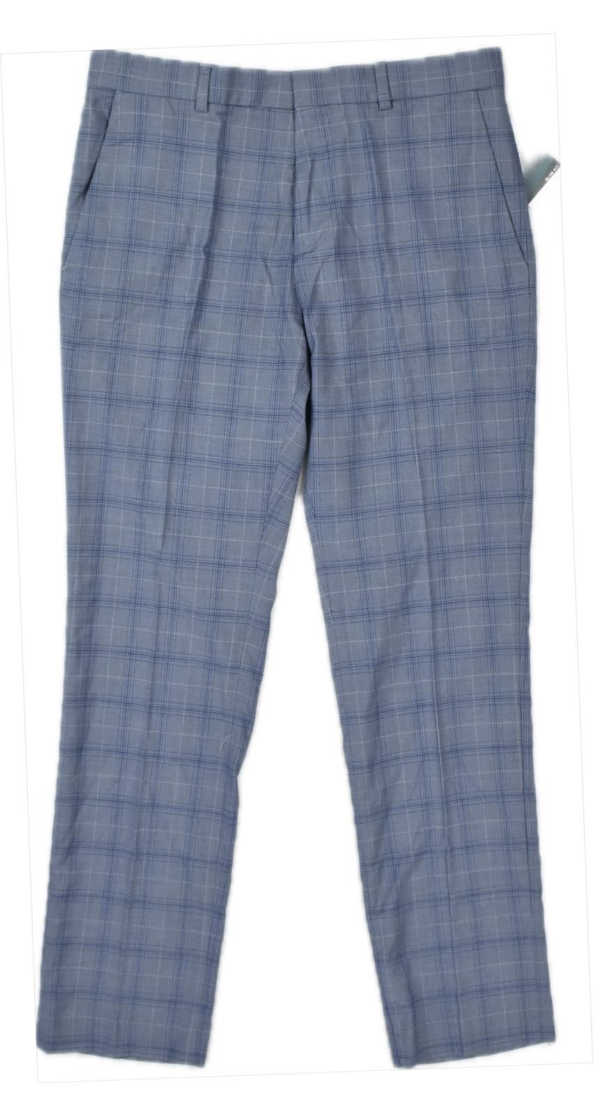 Perry Ellis Men's Slim-Fit Flat Front Dress Pants Size 36 X 32 New $95  5RFB0135