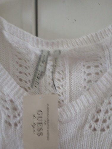 New Guess Cropped Knitted Sweater - Picture 4 of 6
