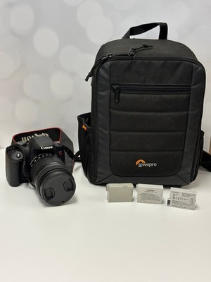 Canon T5i + 18-135mm + Lowepro Backpack + 3 Batteries
