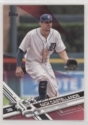 2017 Topps Mother's Day Hot Pink 9/50 Nick Castellanos #515 0c6