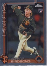 2025 Topps Chrome Hayden Birdsong RC #138 Giants