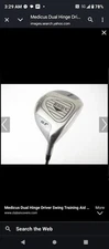 Medicus Driver 10.5* Dual Hinge Swing Trainer Steel Golf Club 1 Wood RH
