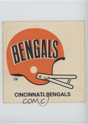 1978 Kellogg's Pop Tarts NFL Helmet Stickers Cincinnati Bengals Team #5 05k6