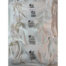 NEW Hanes Men's Tagless Tank Top 5 Pack / Size XL / Sku0158