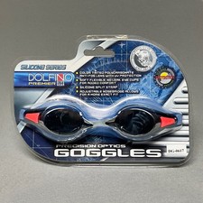 DOLFINO Premier SILICONE SERIES Precision Optics Swim Googles MIRRORED DG-0617