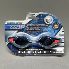 DOLFINO Premier SILICONE SERIES Precision Optics Swim Googles MIRRORED DG-0617