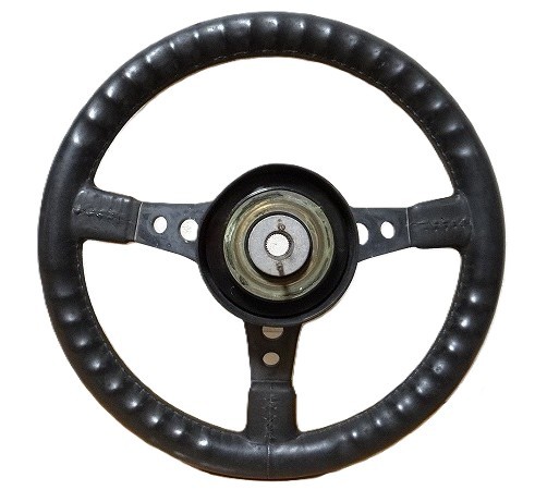 Dino Steering Wheel 350mm Black Leather Italy Classic JDM MOMO Dino Steering Wheel 350mm Black Leather Italy Classic JDM MOMO