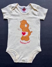 VintageCare Bears MED Infant One Piece Tenderheart Bear 100% Cotton USA Made