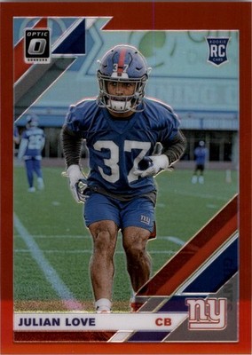 2019 Donruss Optic Red #112 Julian Love /99 - FB