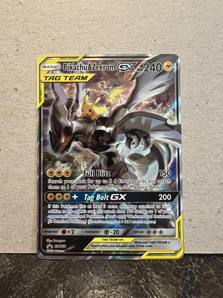 Pikachu & Zekrom GX SM168 Sm for sale | eBay