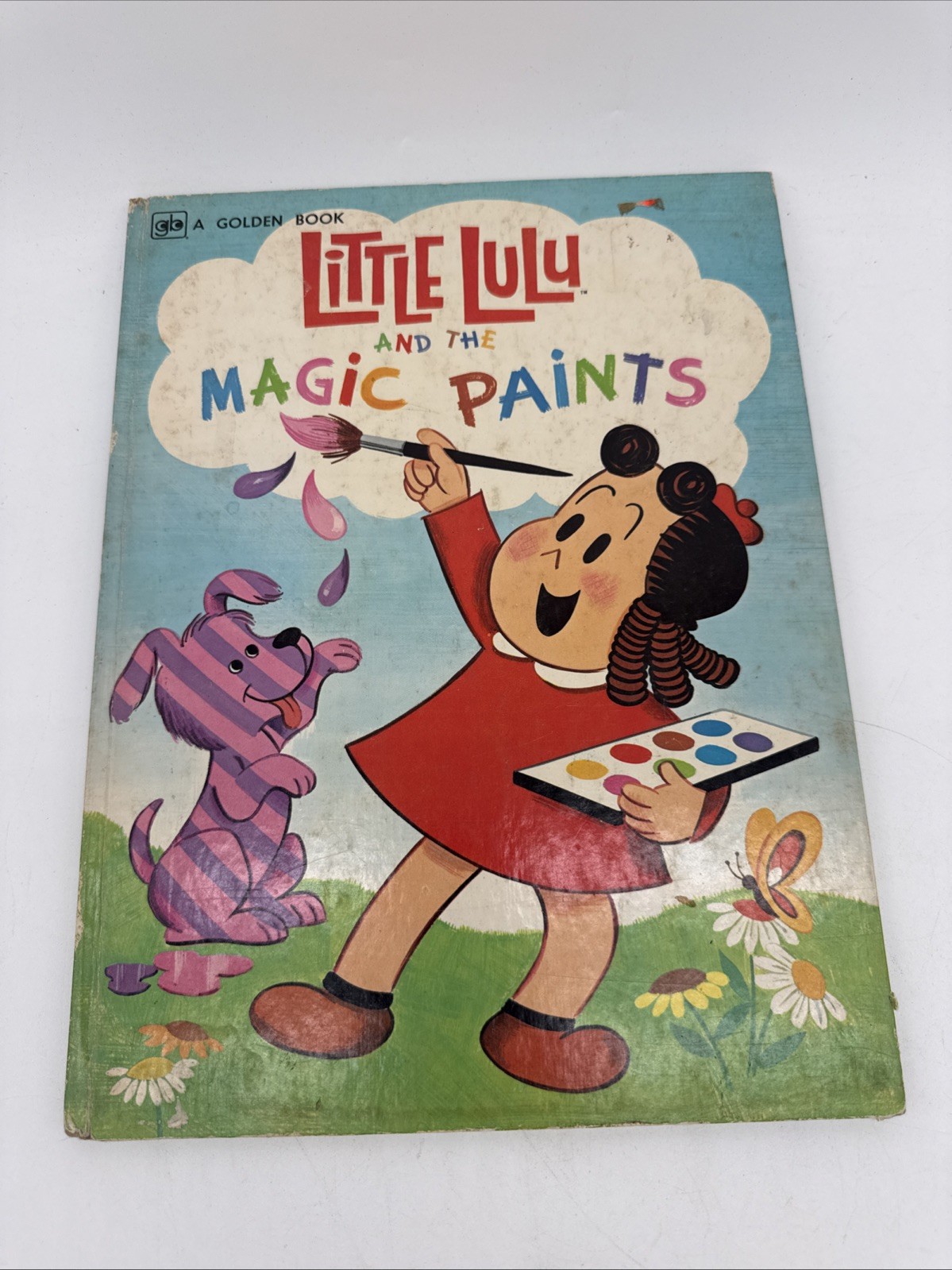 Little Lulu and the Magic Paints Big Golden Book 1974 Hardback