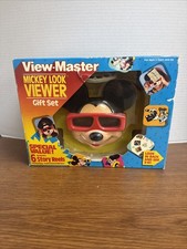 View Master Mickey Look Viewer Gift Set Disney 3D Viewer w 6 Reels
