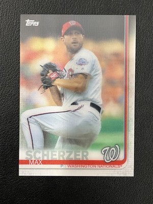2019 Topps On-Demand Set 13: MLB 3D #344 Max Scherzer Washington Nationals