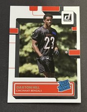 2022 Donruss #362 Daxton Hill Rated Rookie Cincinnati Bengals Football Card. rookie card picture