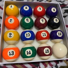 Vintage Billiard Ball Set, Showa Retro 1220
