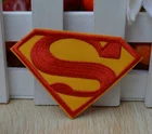 new DIY Superman Embroidered Patch - Applique Badge - Iron-on / Sew On, 10cm