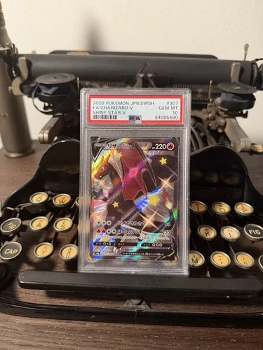 Pokémon Charizard V Shiny Star V Shiny Secret Rare Holo Japanese PSA 10 307/190