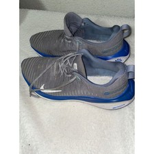 Mens Gray Nike Reactx Infinity Run 4 Shoes Si...