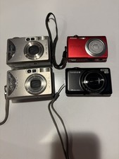 Digital Camera Lot Bundle Of 4 FOR PARTS/ REPAIR Gateway Fuji Nikon