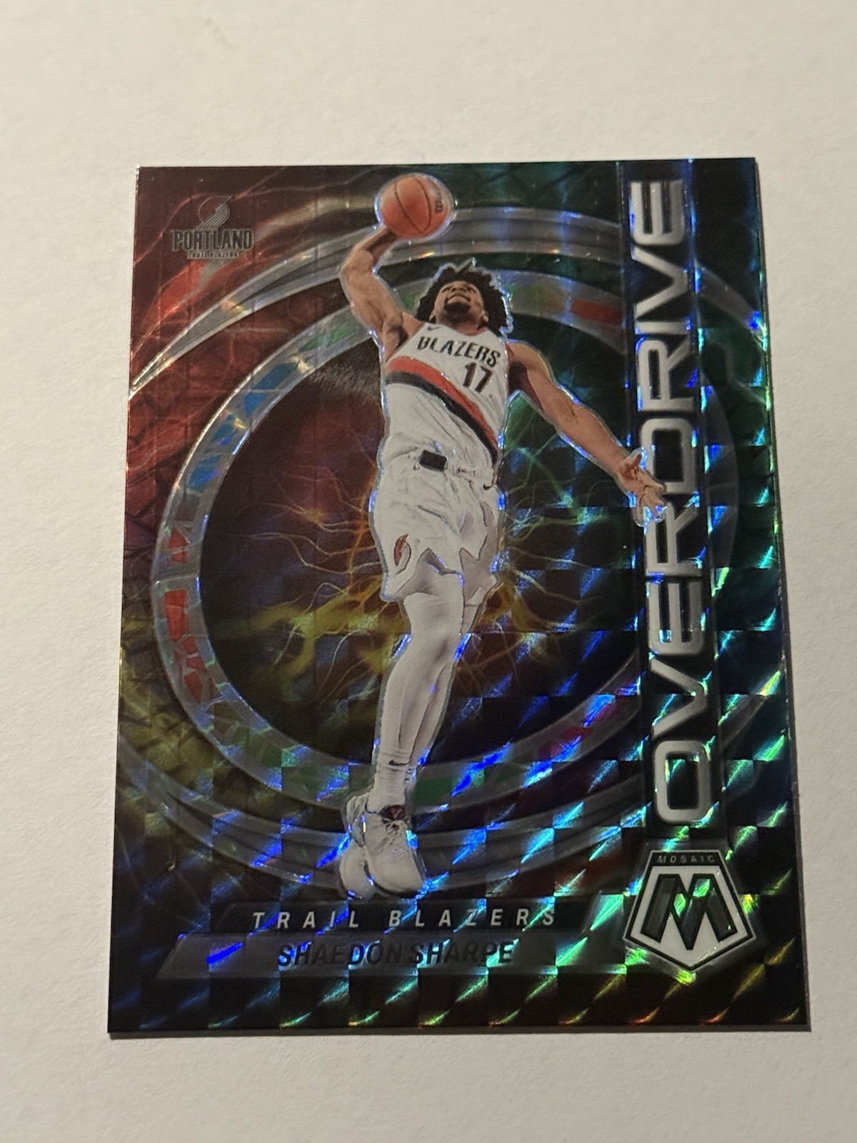 2022-23 Panini Mosaic - Overdrive Shaedon Sharpe #23 (RC)