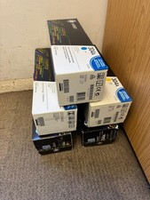hp 304a 2 x yellow 2 x black 1 x cyan open boxes