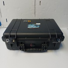 Pelican 1500 Hard Case Black with Padded Yellow Divided Insert Cameras