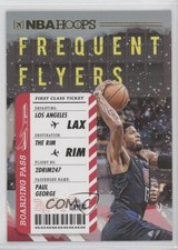 2020-21 Panini NBA Hoops Frequent Flyers Winter Paul George #6 06tg