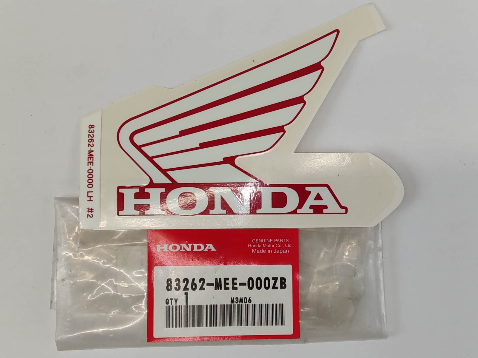 Sticker auvent gauche CBR600RR pour réparer carénage rayé Honda 2003 2004