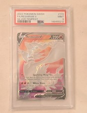 Pokemon TCG Reshiram V Silver Tempest 172/195 English Full Art Graded PSA 9 on eBay