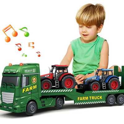 3 in 1 Spielzeug Traktor Traktor Anhänger Bauernhof-LKW für Kinder Geschenk