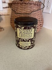 vintage 1 Lb Bowers Old Fashioned Peanut Crun...