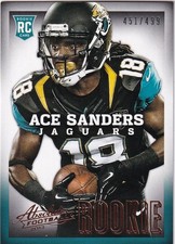 ACE SANDERS 2013 Panini Absolute #103A RC 451/499 Jaguars