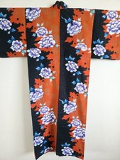 Cotton KIMONO Robe Yukata, Dressing,Lingerie, Nightwear,Traditional Dress,95