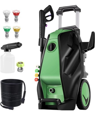 #ad 5000 PSI 4.0 GPM Heavy Duty Corded Electric Pressure Washer w Hose Gun Wand $160.00