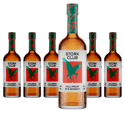 6 x Spreewood Distillers GmbH Stork Club Full Proof Rye Whiskey