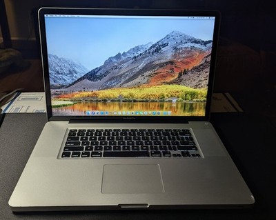 2010 Apple MacBook Pro 17in 2.53GHz i5 8GB RAM 512GB SSD OS High Sierra A1297 