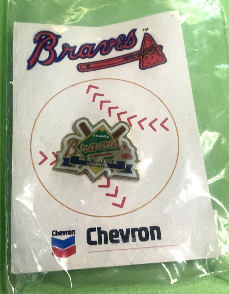 MLB Atlanta Braves 1991 National League Champions Commemorative Pin Series  - Image 2 of 4