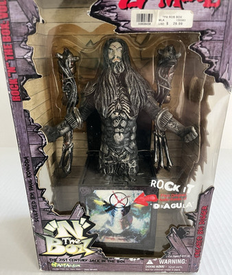 Rob Zombie Art Asylum N The Box Dragula Action Figure Jack In The Box Sound Toy