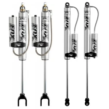 Fox Shox Front & Rear Reservoir Shocks for 11-19 Silverado Sierra 2500HD Set
