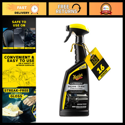 Ultimate Insane Shine Protectant Spray - 16 Oz Car Cleaning & Detailing, Safe fo
