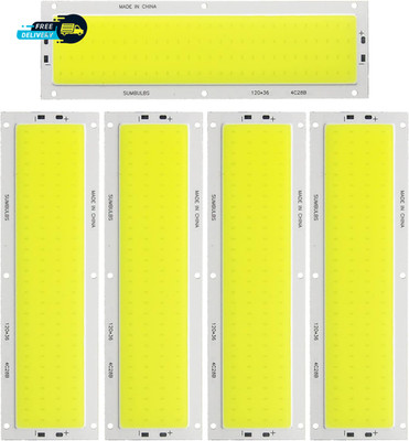 5 Pack COB LED Bar Lamp Module  112  SMD Chip  1600LM 16W Light