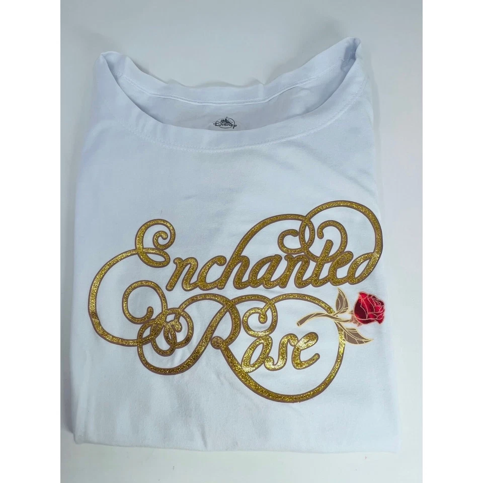 Camiseta Disney La Bella de la Bestia Rosa Encantada Foto 2 de 3