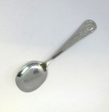 Oneida GERBER 1 Straight Handle Baby Spoon  4 5/8" Stainless 1928-1993