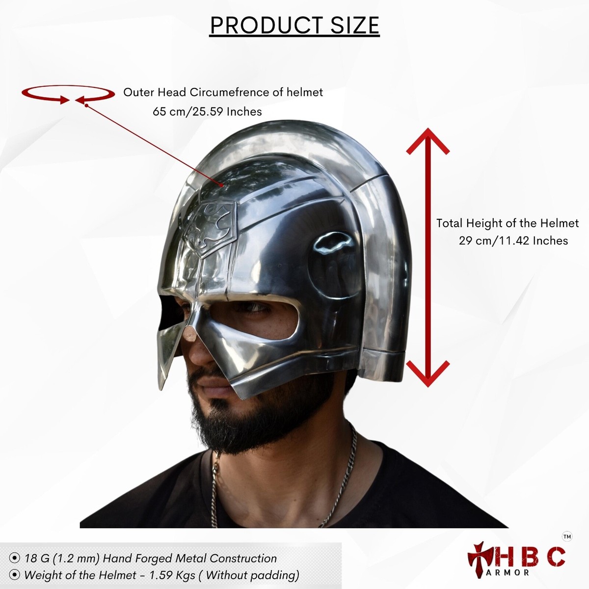 HBC ARMOR™ Peacemaker Metal Hand forged helmet John cena  peacemaker|SuicideSquad | eBay UK